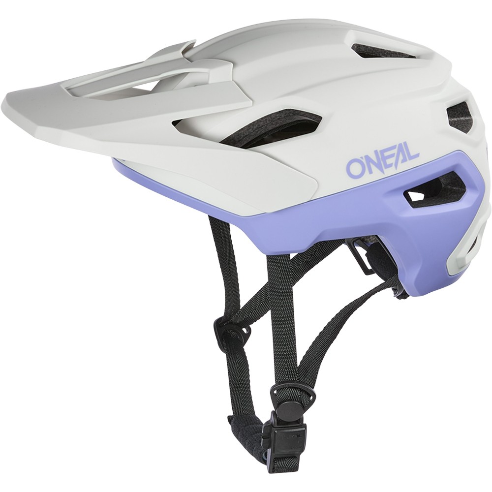 Oneal TRAILFINDER EVO Helmet SOLID V.25 light gray/purple