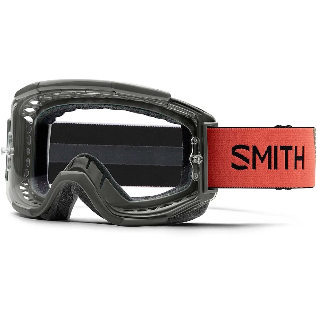 Smith Squad MTB Sage Red Rock clear