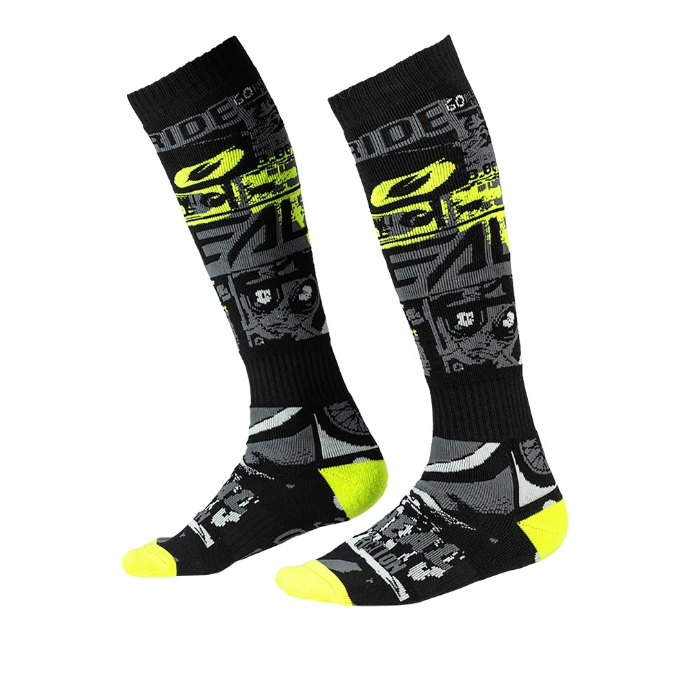 O'Neal PRO MX Sock RIDE black/neon yellow