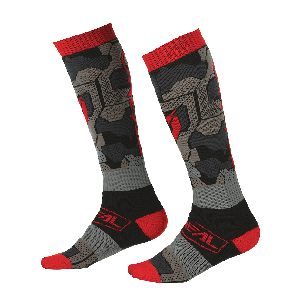 O'Neal PRO MX Sock CAMO V.22 black/red