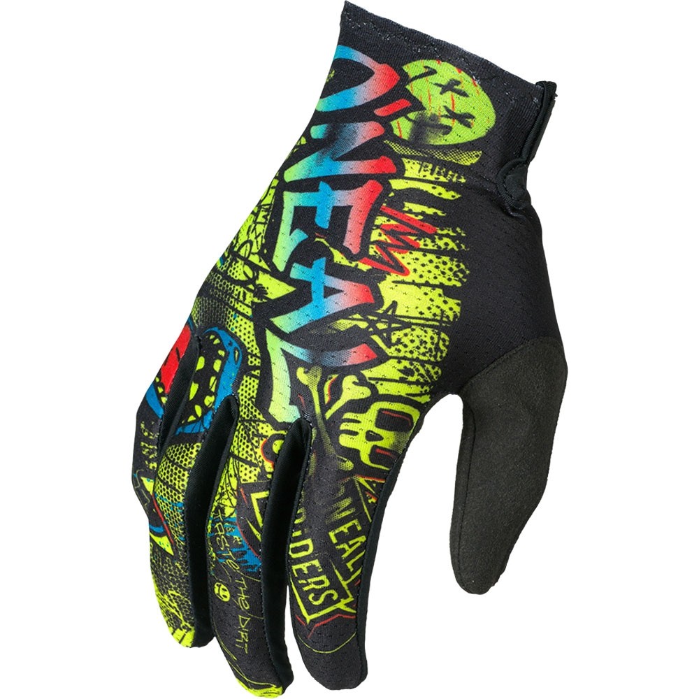 Oneal MATRIX Kinder Glove RANCID V.26 black/neon yellow