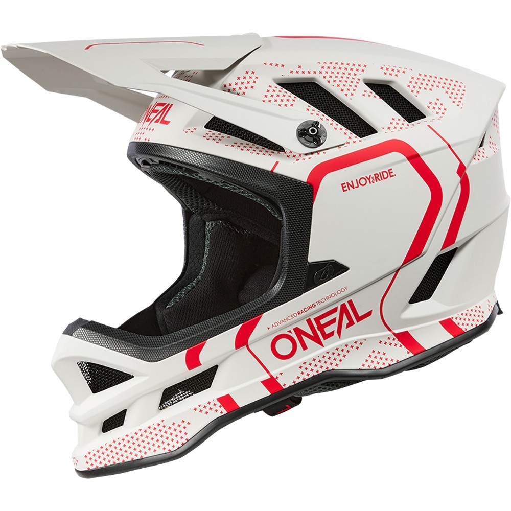Oneal BLADE Polyacrylite Helmet STRIKE V.25 white/red