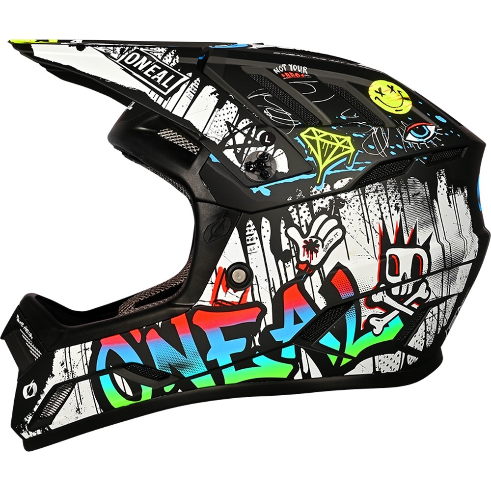 Oneal BACKFLIP Helmet RANCID V.25 black/white