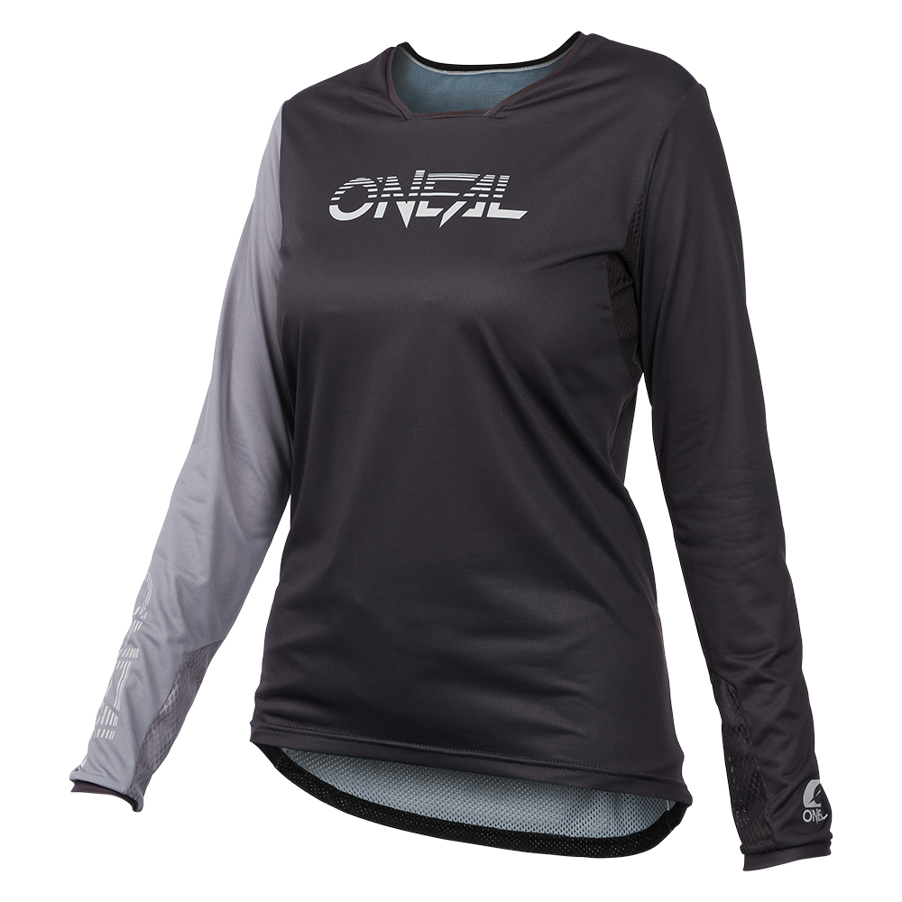 Oneal ELEMENT FR Women's MTB Jersey HYBRID V.23 black/gray