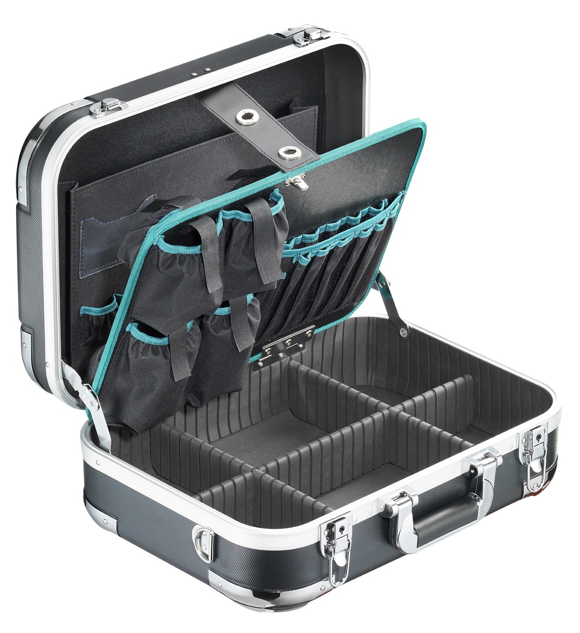 Werkzeugkoffer "PRO CHROME", leer