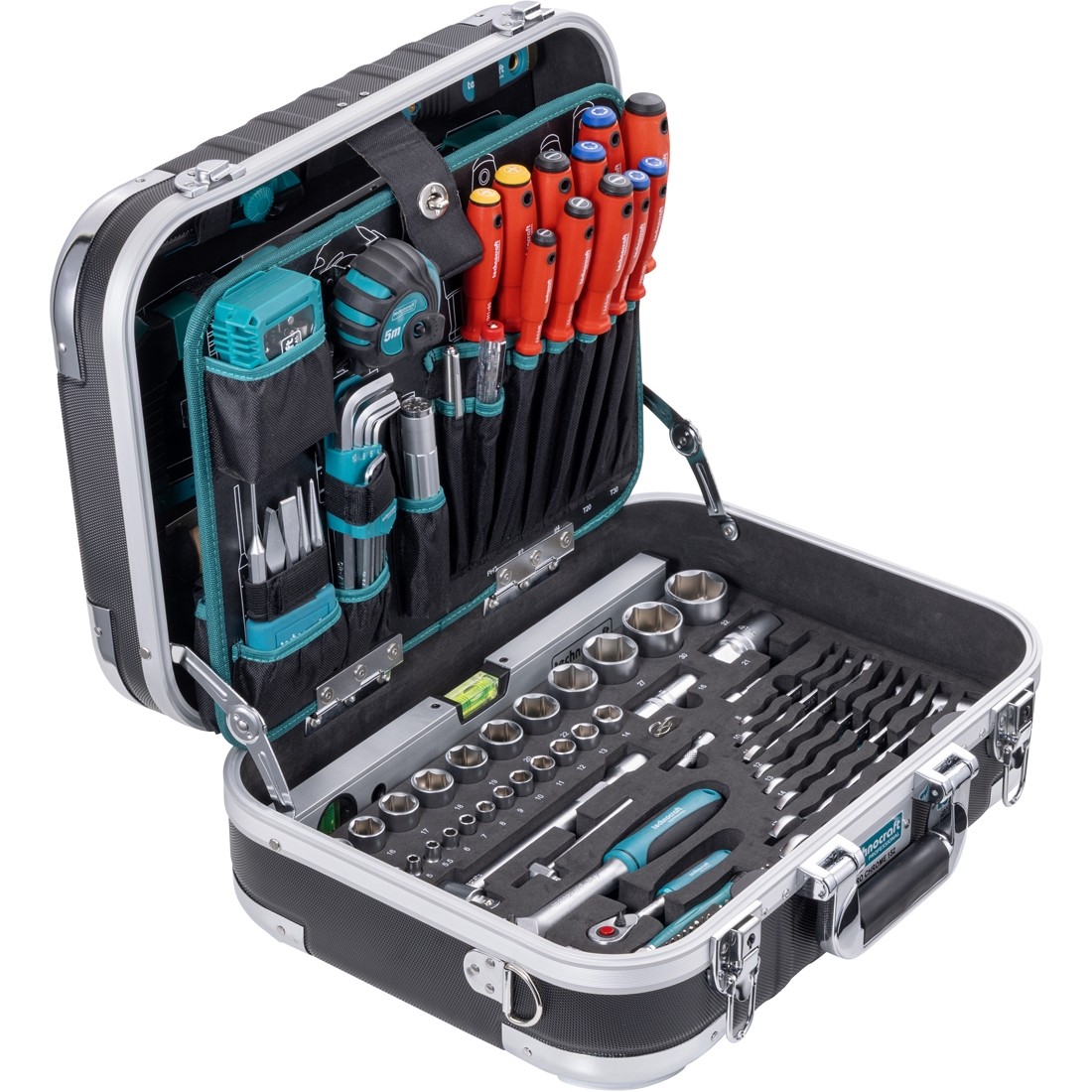 ABS-Werkzeugkoffer PRO CHROME 152 tlg.