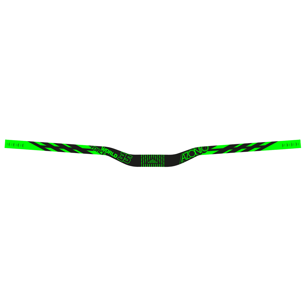 AZONIC WORLD FORCE LENKER FAT 35mm/780mm 18 mm Rise neon green