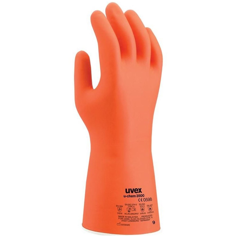 Chemikalienschutzhandschuh Uvex u-chem 3500