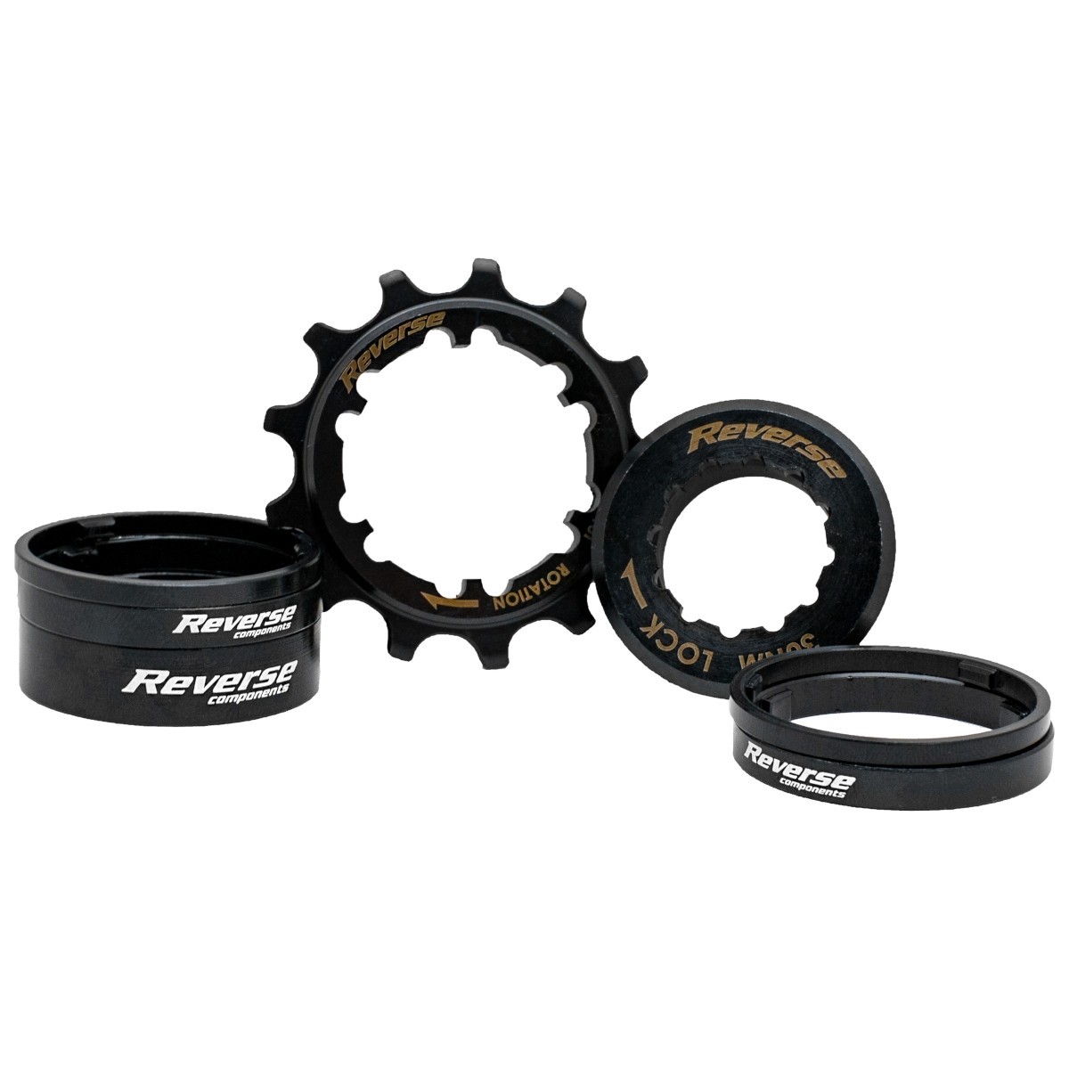 Reverse Microspline Single Speed Kit 13T schwarz