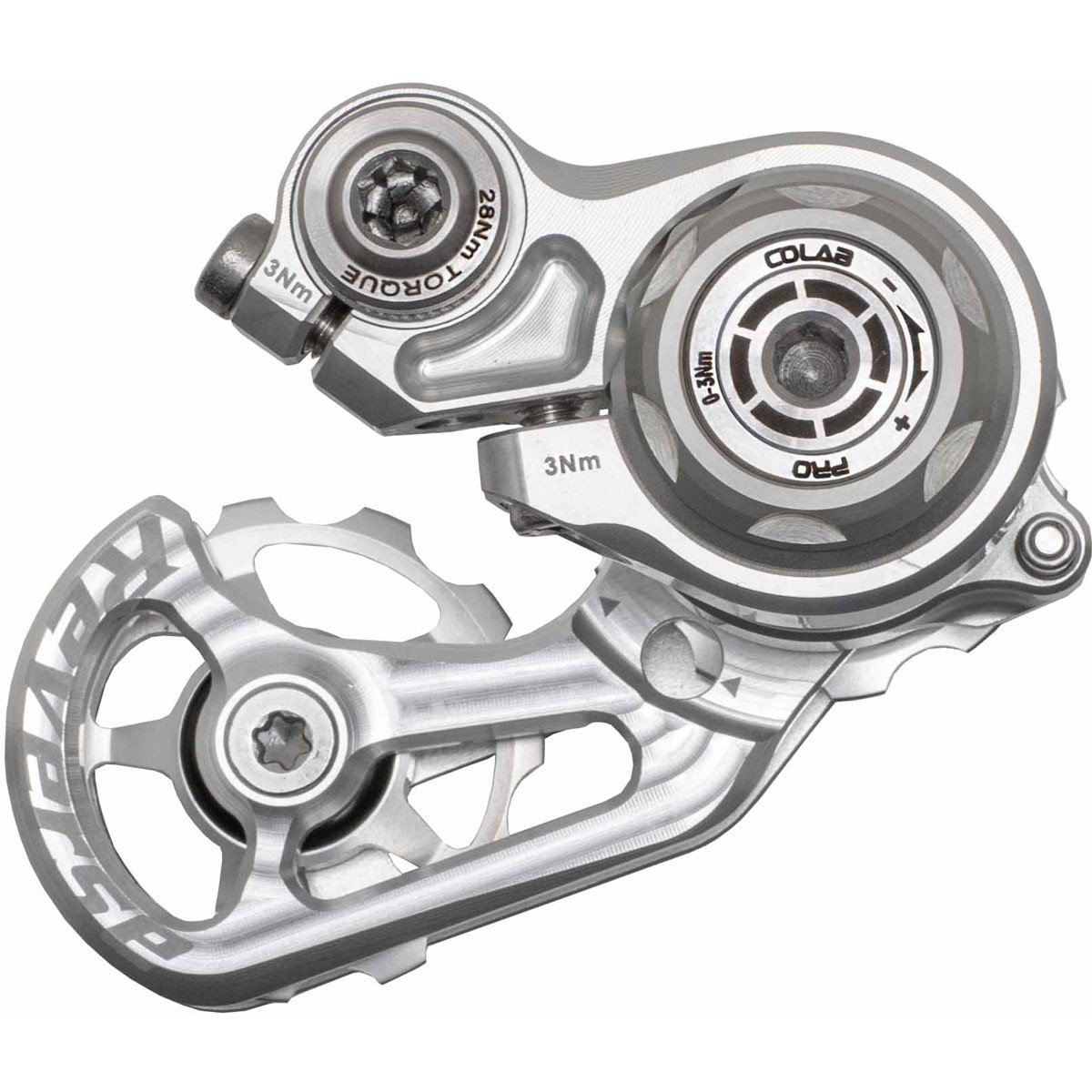 Reverse Colab Pro Kettenspanner silber