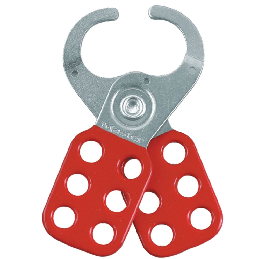 Master Lock Verriegelungsschliessbügel 25mm rot aus Stahl