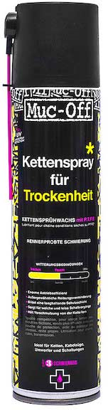 MUC OFF KETTENSPRAY FÜR TROCKENHEIT MIT PTFE 400ML