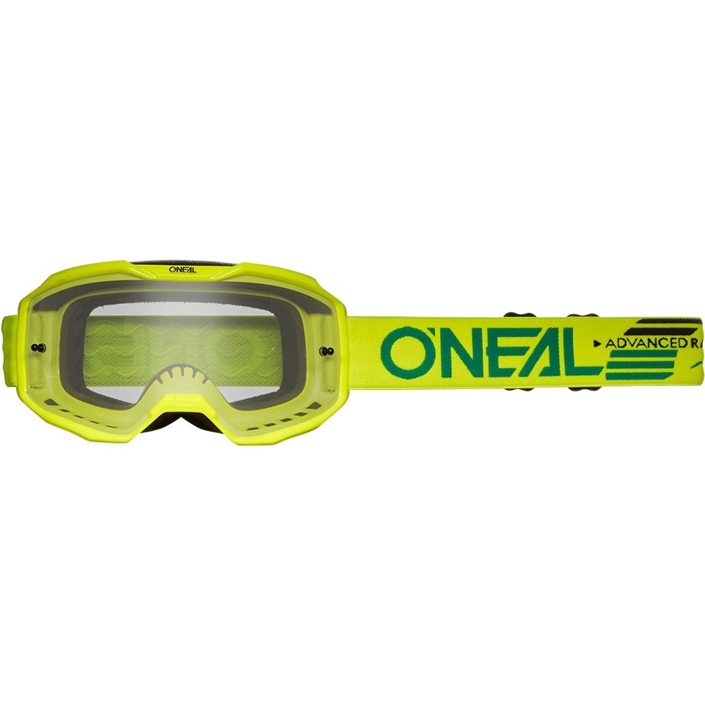 Oneal B-10 Goggle SOLID V.24 neon yellow - clear