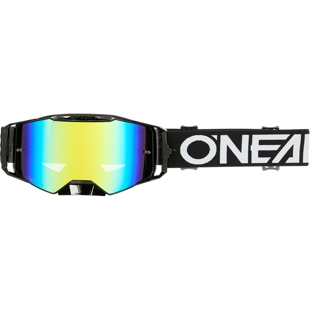Oneal B-55 Goggle CRAM V.25 black/white - radium gold