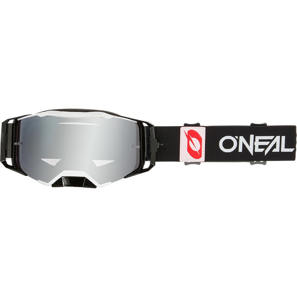 Oneal B-33 Goggle BOLD V.25 black/white - silver mirror