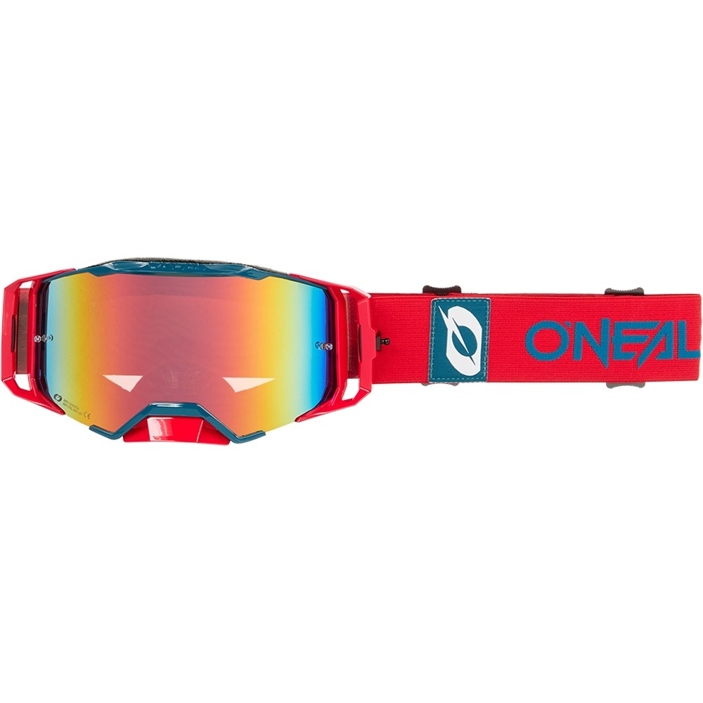 Oneal B-33 Goggle BOLD V.25 red/blue - radium red