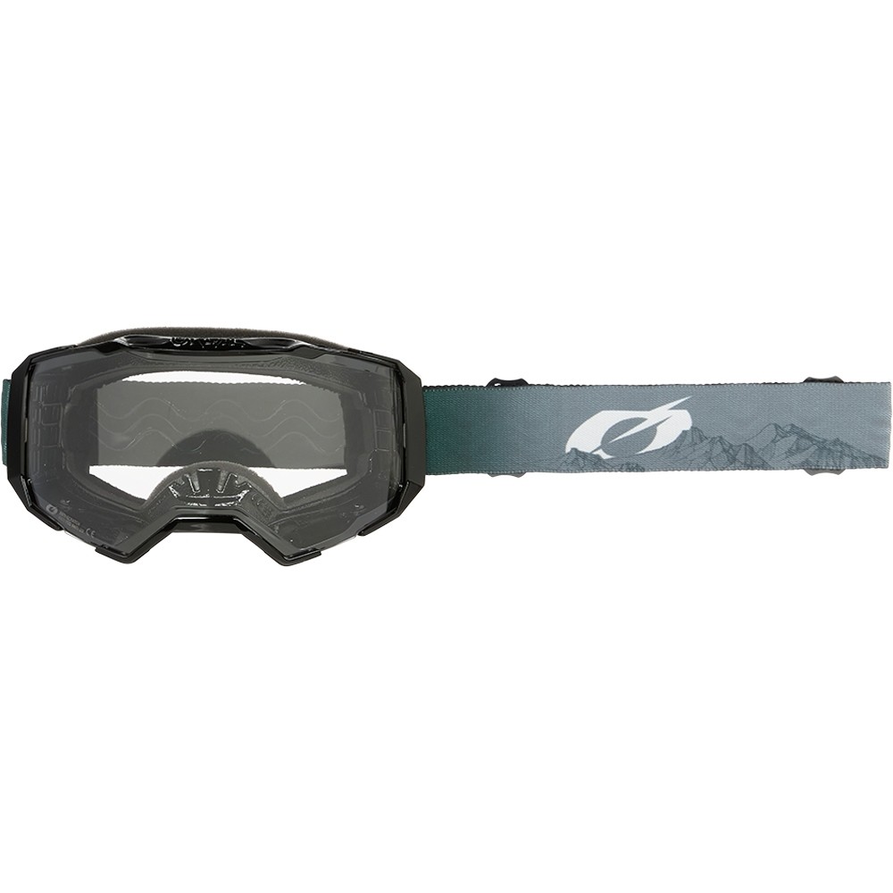 Oneal B-22 Goggle COVERT V.25 gray/green - clear