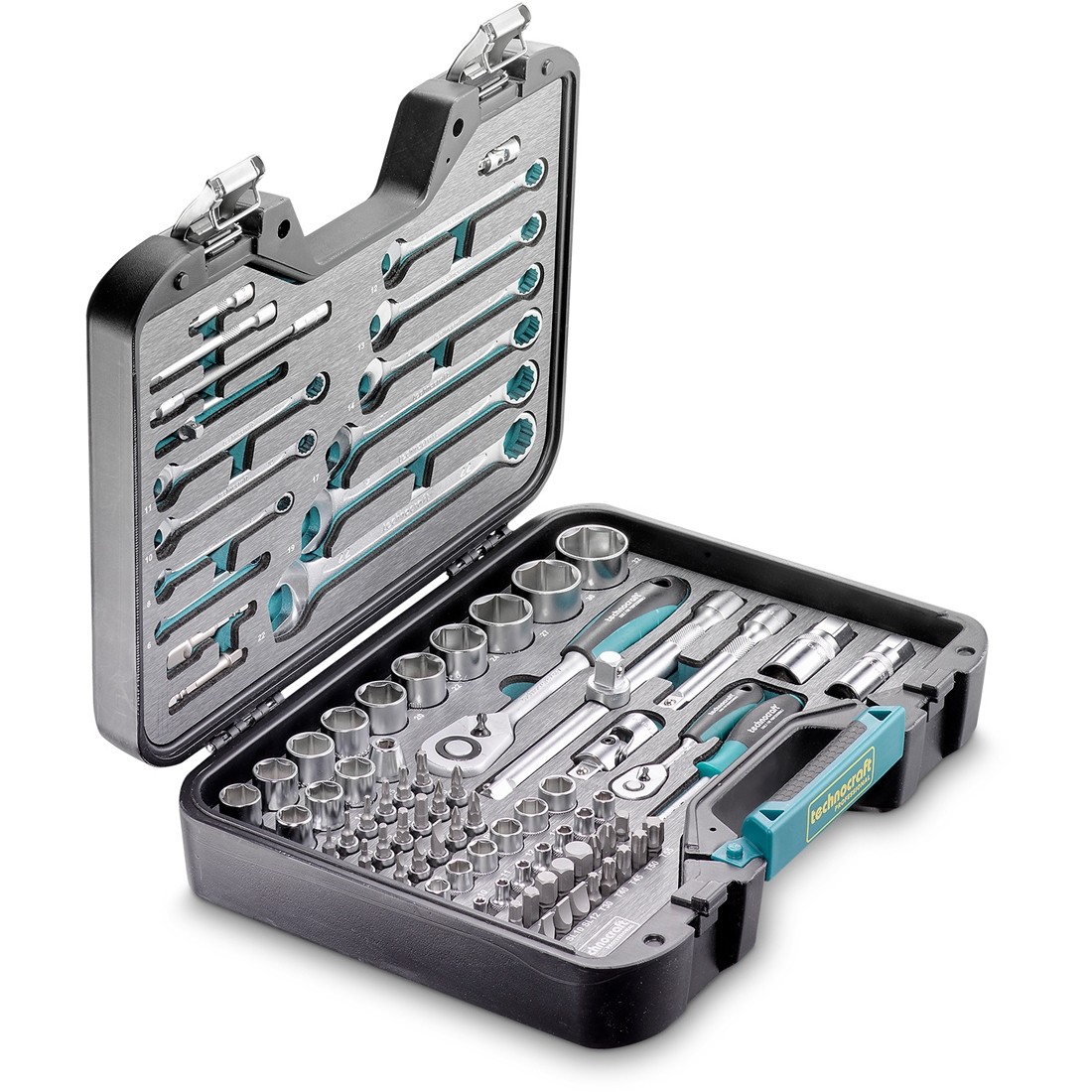 Steckschlüssel-Satz Silverline 1/4" + 1/2", 86-tlg.