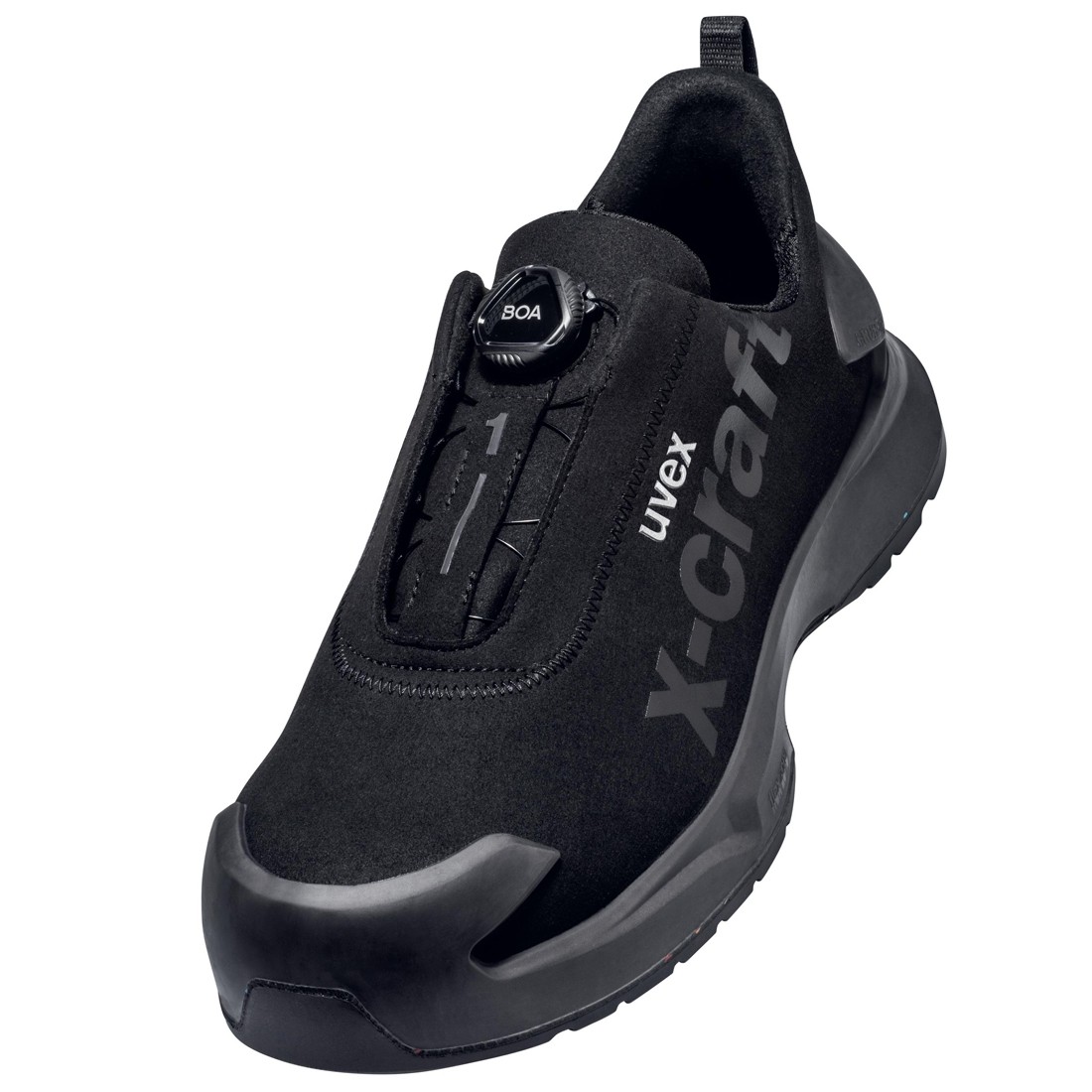 Sicherheitshalbschuh Uvex 1x-craft 68172 mit Boa-Verschluss S3S FO SC SR schwarz