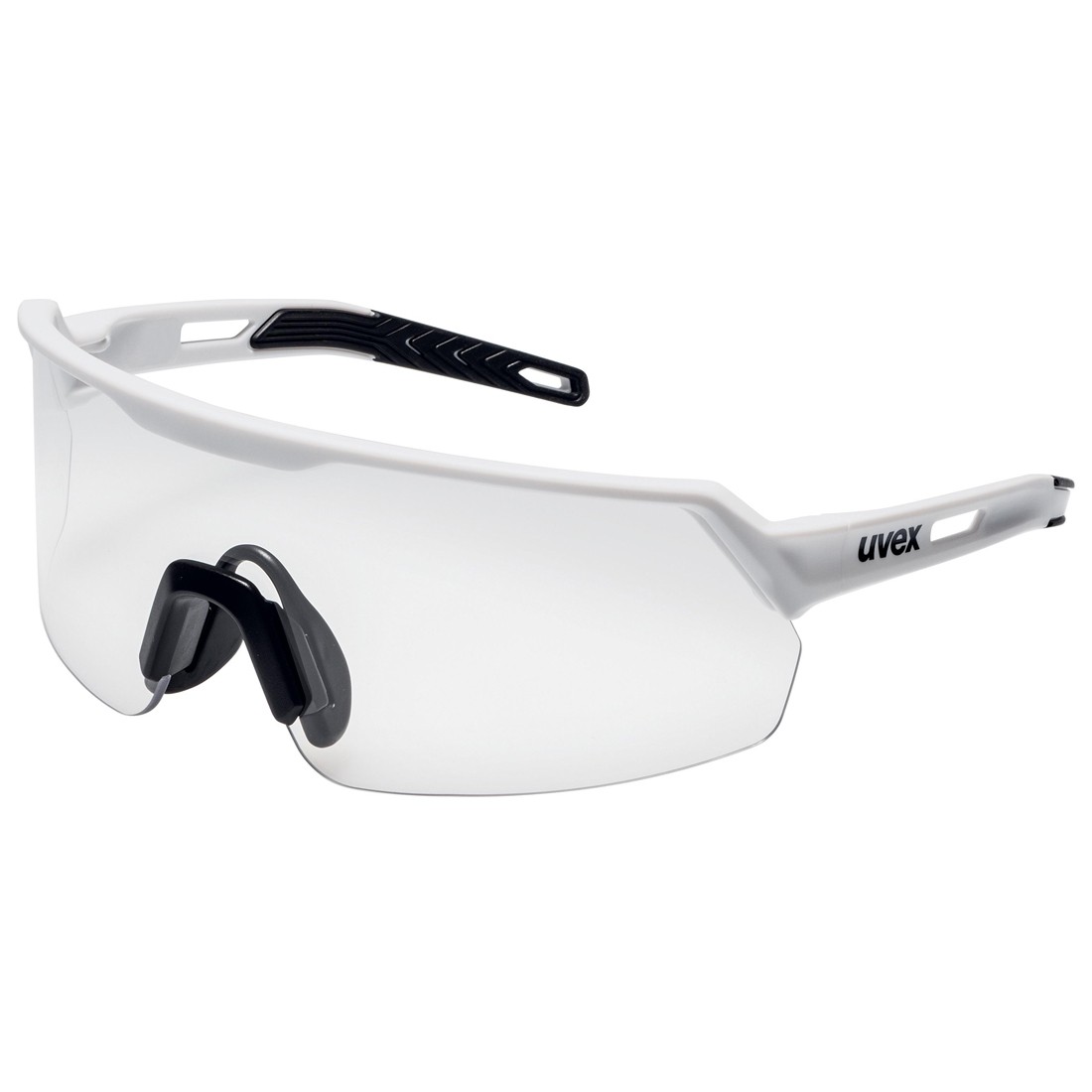 Schutzbrille Uvex 9122-415 ultrashield weiss/schwarz, PC farblos