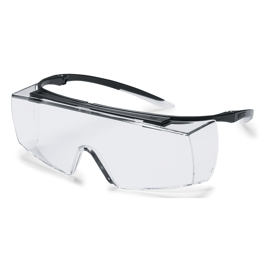 Überbrille Uvex super f OTG schwarz/transparent