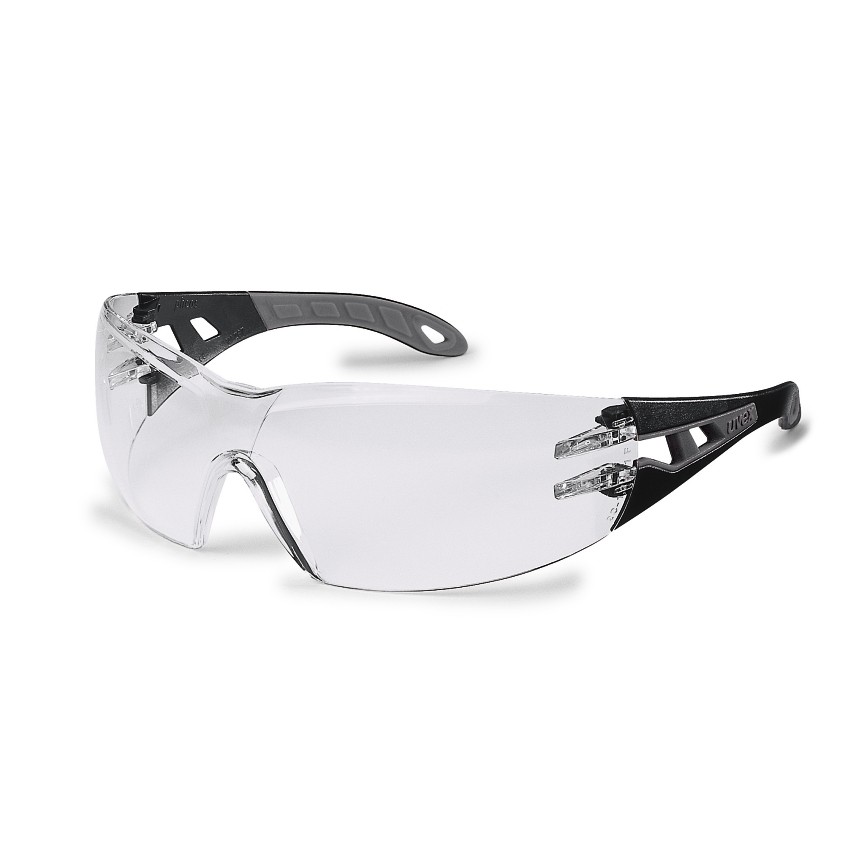 Schutzbrille Uvex pheos schwarz/grau