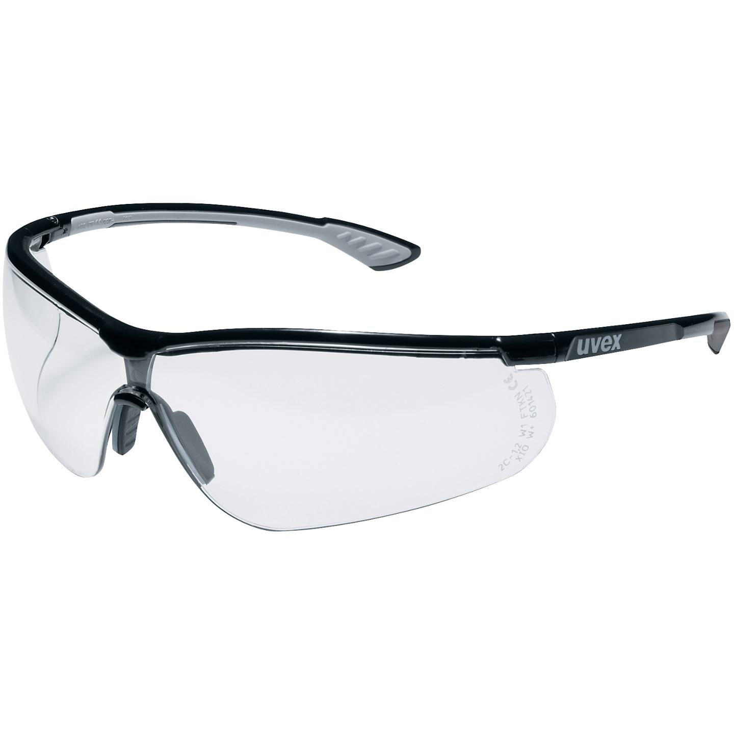 Schutzbrille Uvex sportsstyle schwarz-grau