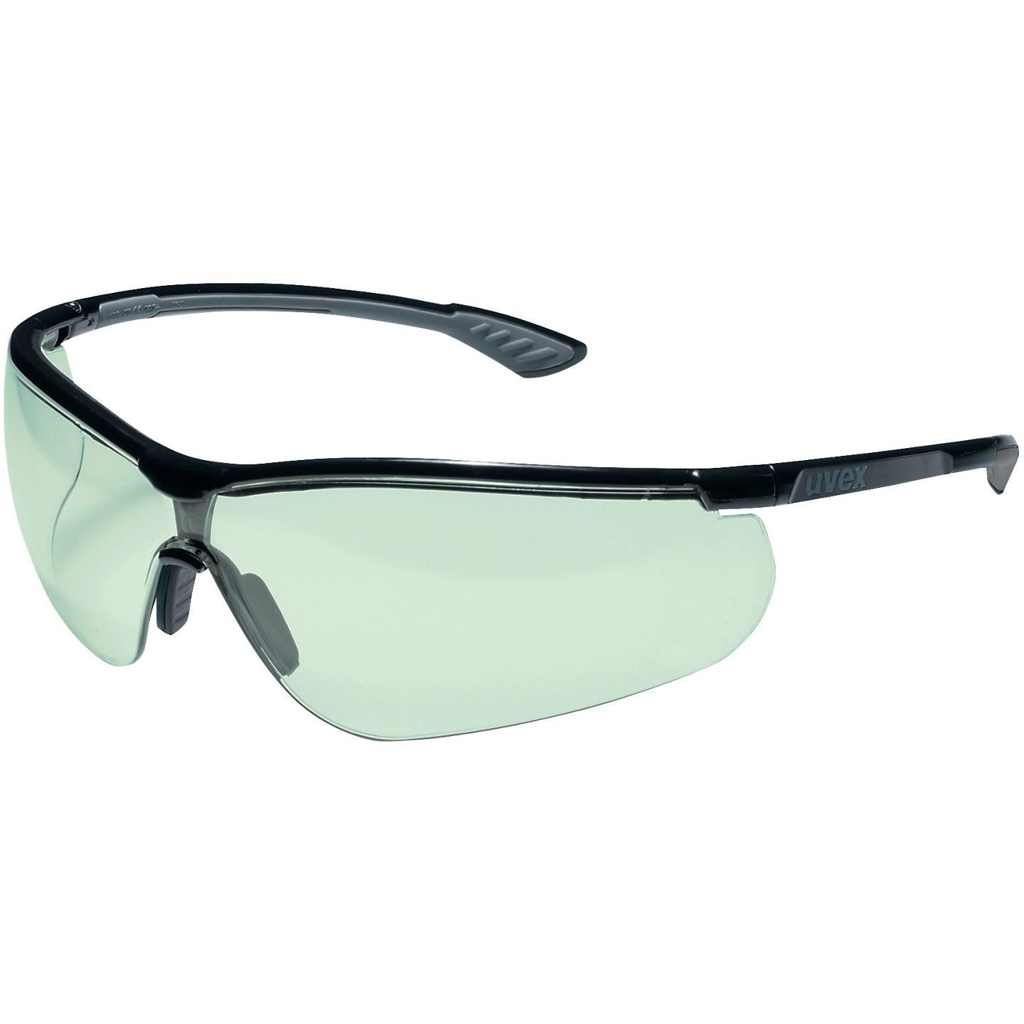 Schutzbrille Uvex sportsstyle selbsttönend schwarz-anthrazit PC leicht grün