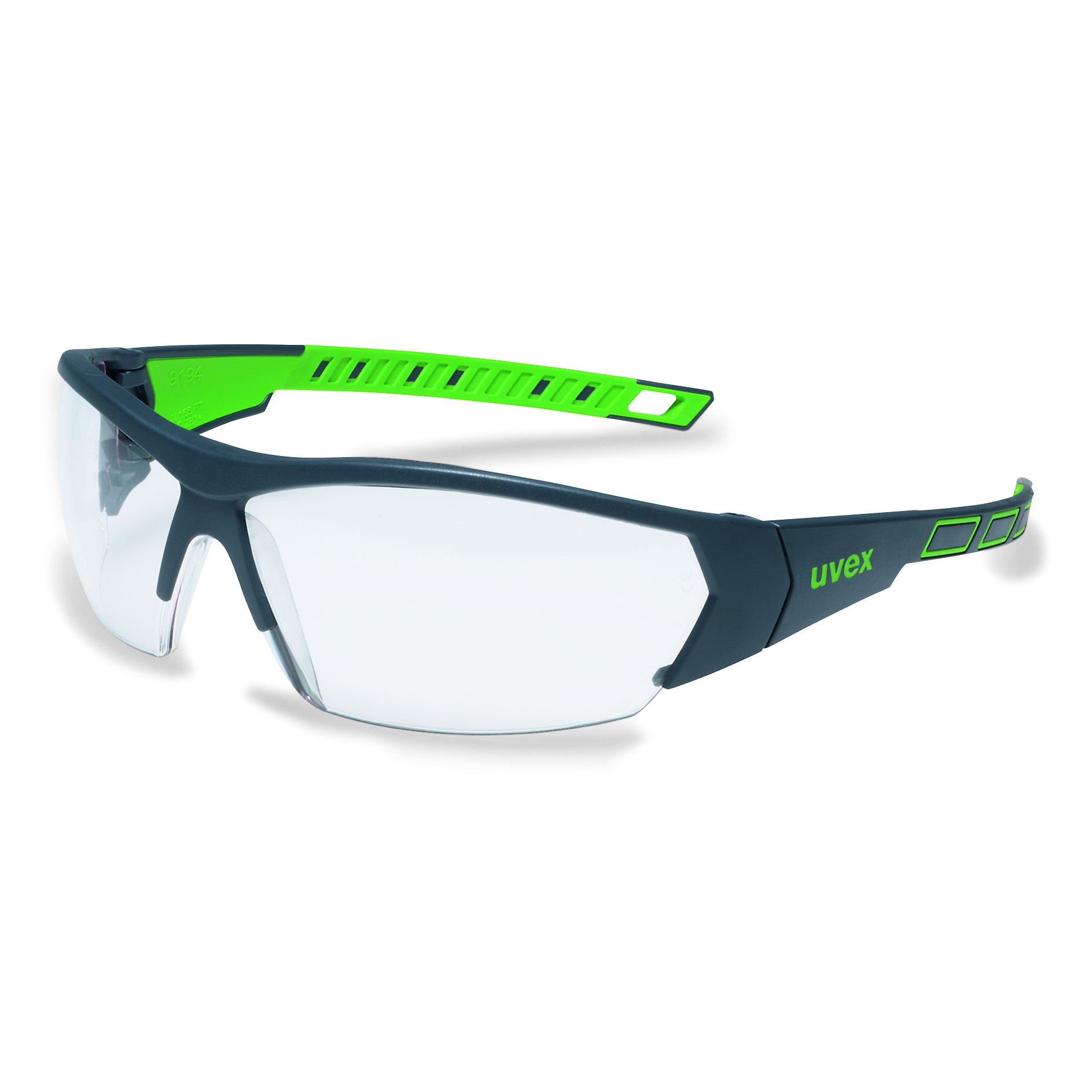 Schutzbrille Uvex i-works anthrazit-lime