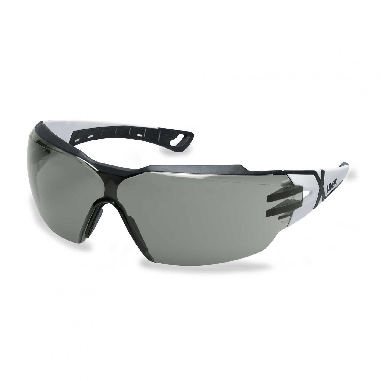 Schutzbrille/Sonnenbrille Uvex pheos cx2 weiss/schwarz, PC grau