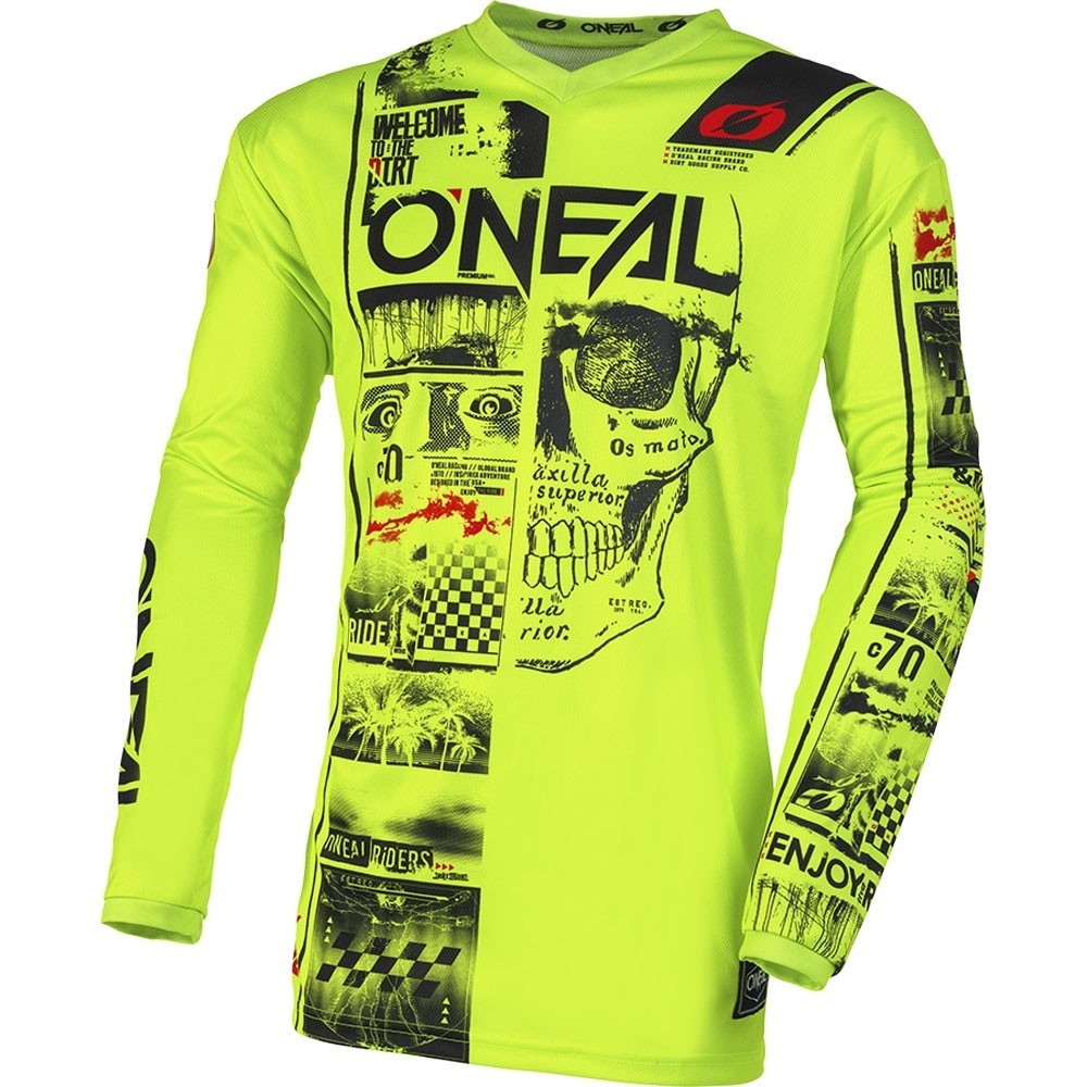 Oneal ELEMENT Kinder Jersey ATTACK V.23 neon yellow/black