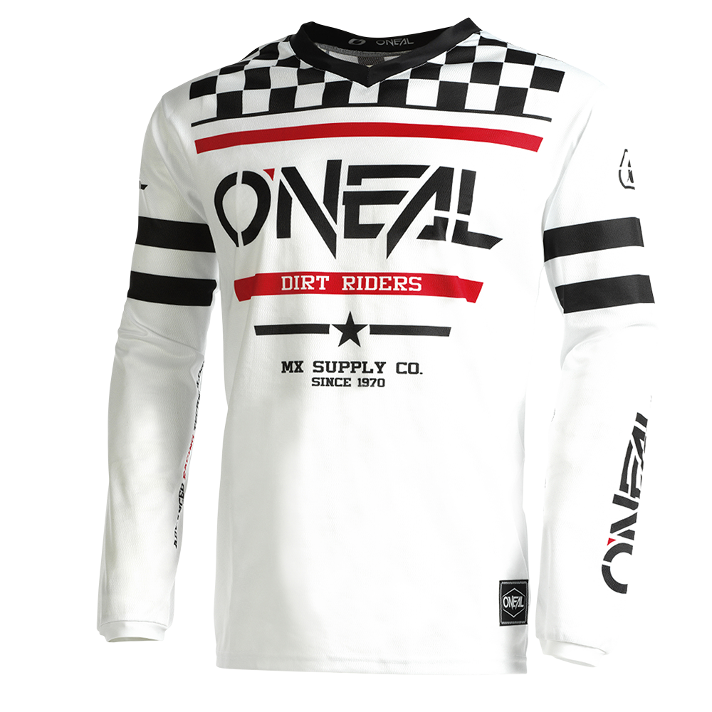 O'Neal ELEMENT Kinder Jersey SQUADRON V.22 white/black