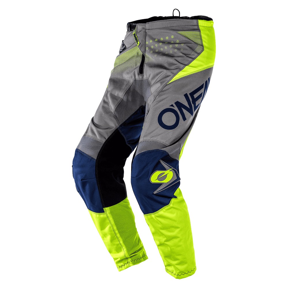 Oneal ELEMENT Kinder Pants FACTOR gray/blue/neon yellow