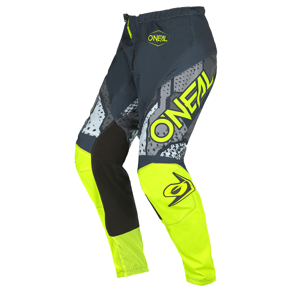 Oneal ELEMENT Kinder Pants CAMO V.22 gray/neon yellow