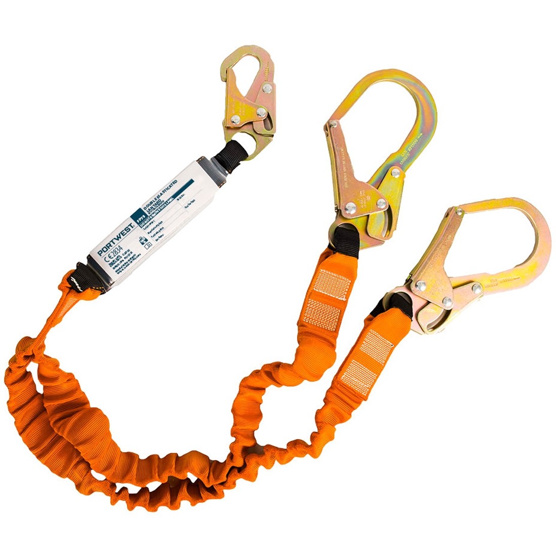 Elastisches Y-Verbindungsmittel Portwest FP75 mit Bandfalldämpfer bis 140 kg