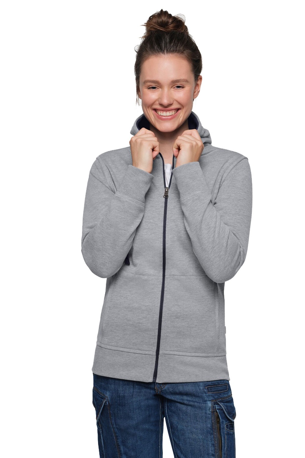 Damen Kapuzen Jacke Hakro Bonded Eco