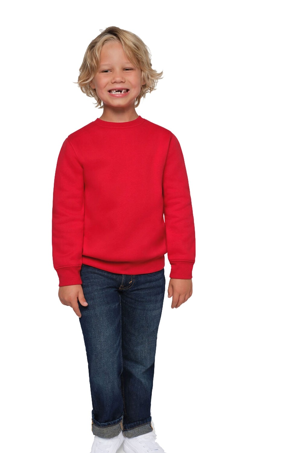 Kinder Sweatshirt Hakro 541 Bio-Baumwolle
