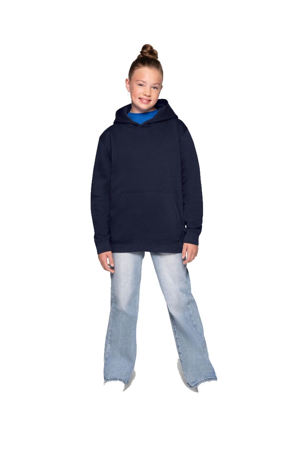 Kinder Kapuzen-Sweatshirt Hakro 562  Bio-Baumwolle