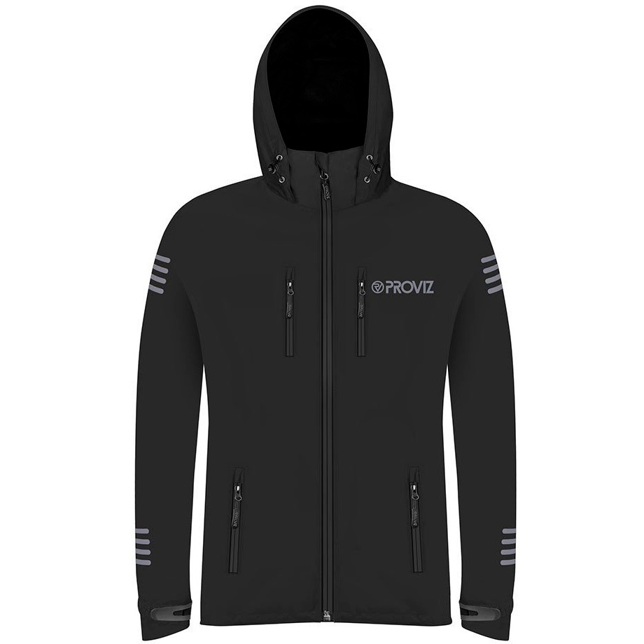 Proviz Men Classic Waterproof Rain Jacket black