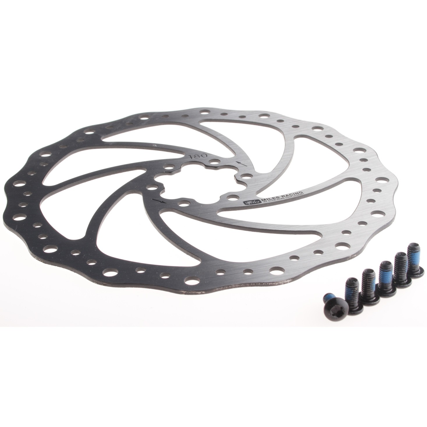 Miles Bremsscheibe SS2 / D=180 mm silver
