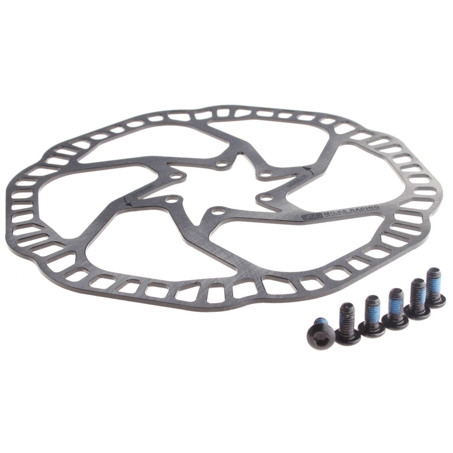 Miles Bremsscheibe SS4 / D=180 mm silver