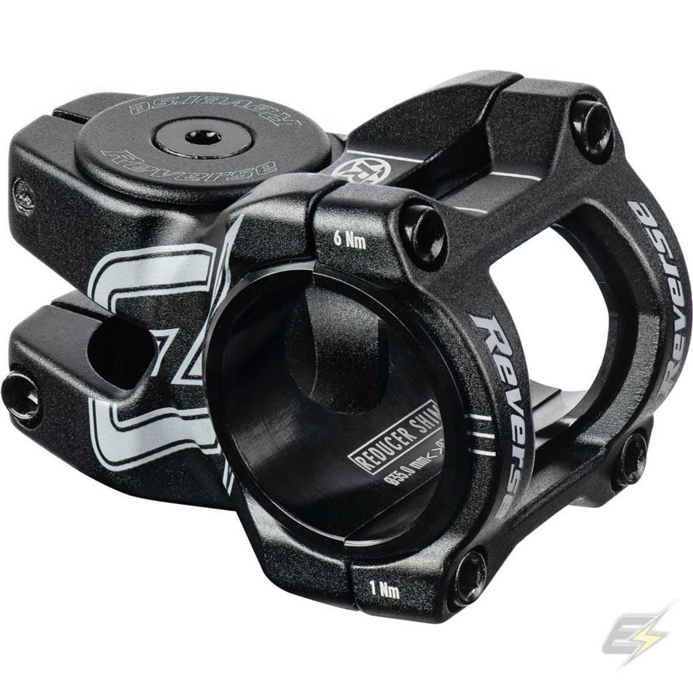 Reverse Vorbau E-Black-One D-2 Ø31,8 & Ø35mm schwarz/grau inkl. Top Cap, Schraube, Kralle
