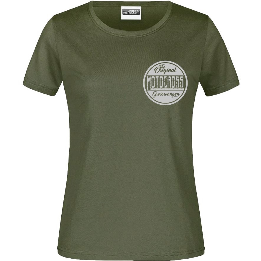 T-Shirt Damen Motocross Grosswangen 2021 olive