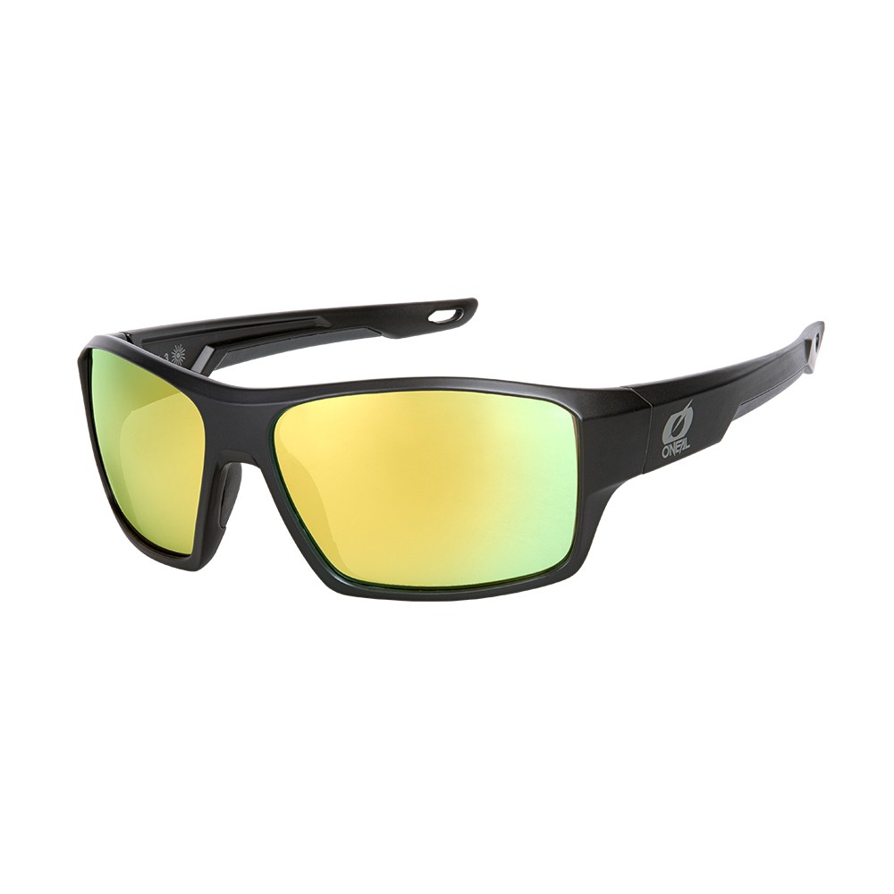 Oneal Sonnenbrille 75 black/revo yellow