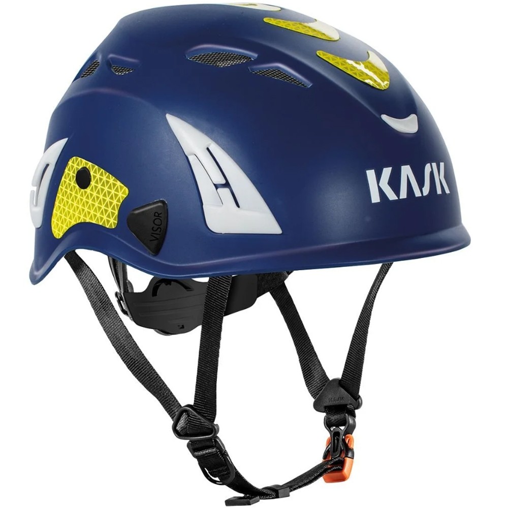 Industrie Schutzhelm Kask Superplasma AQ hi-viz blau/gelb