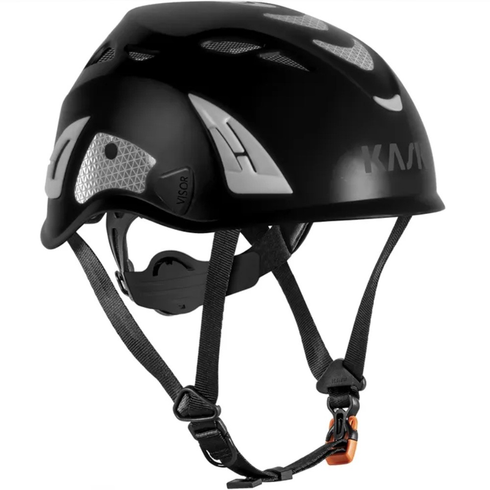 Industrie Schutzhelm Kask Superplasma AQ hi-viz schwarz