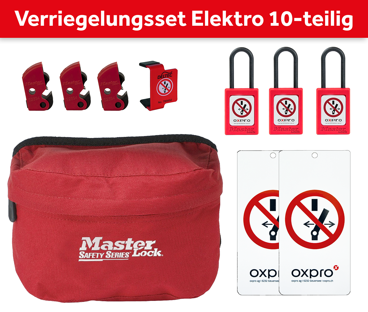 Verriegelungsset Elektro 10-teilig