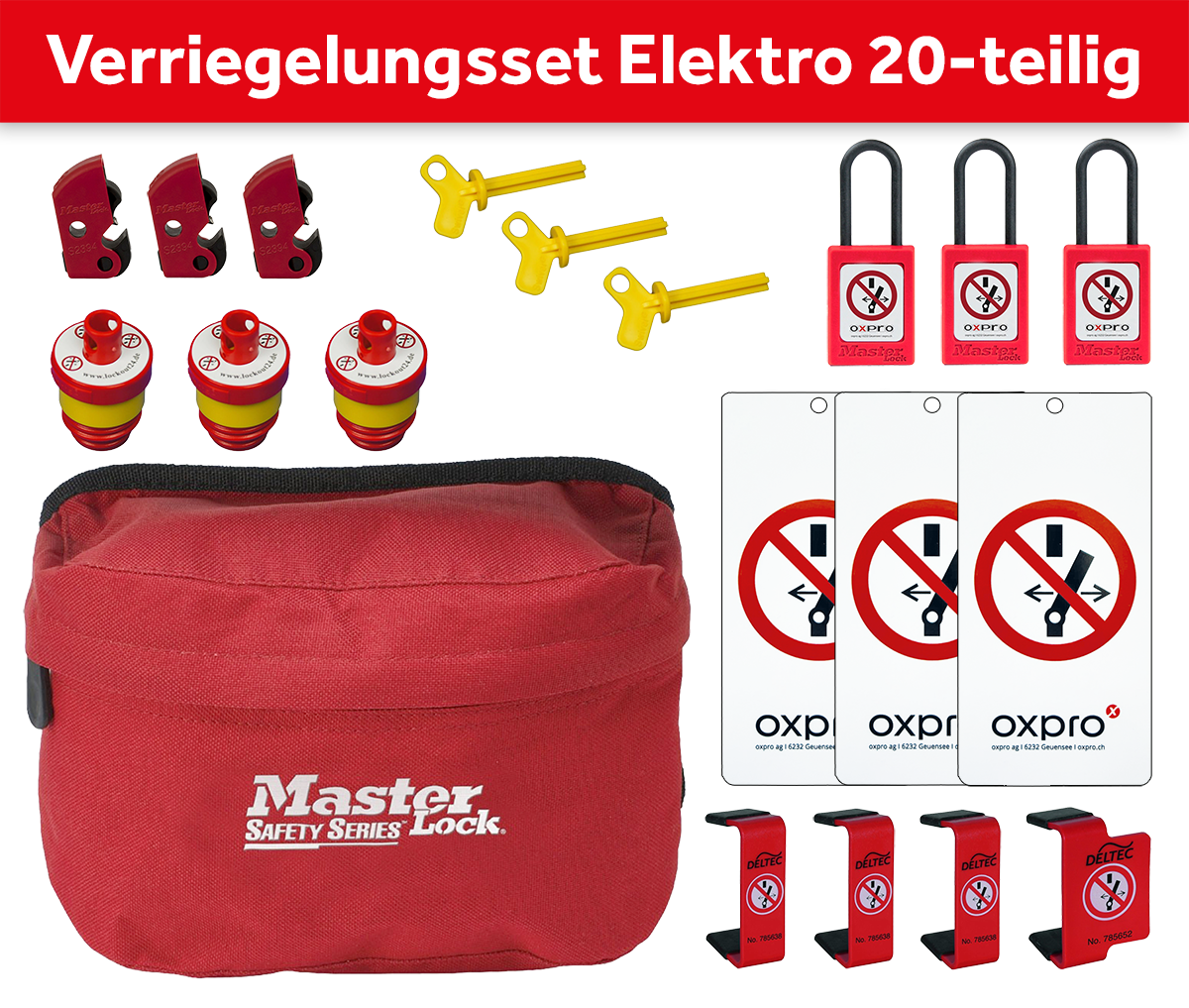 Verriegelungsset Elektro 20-teilig