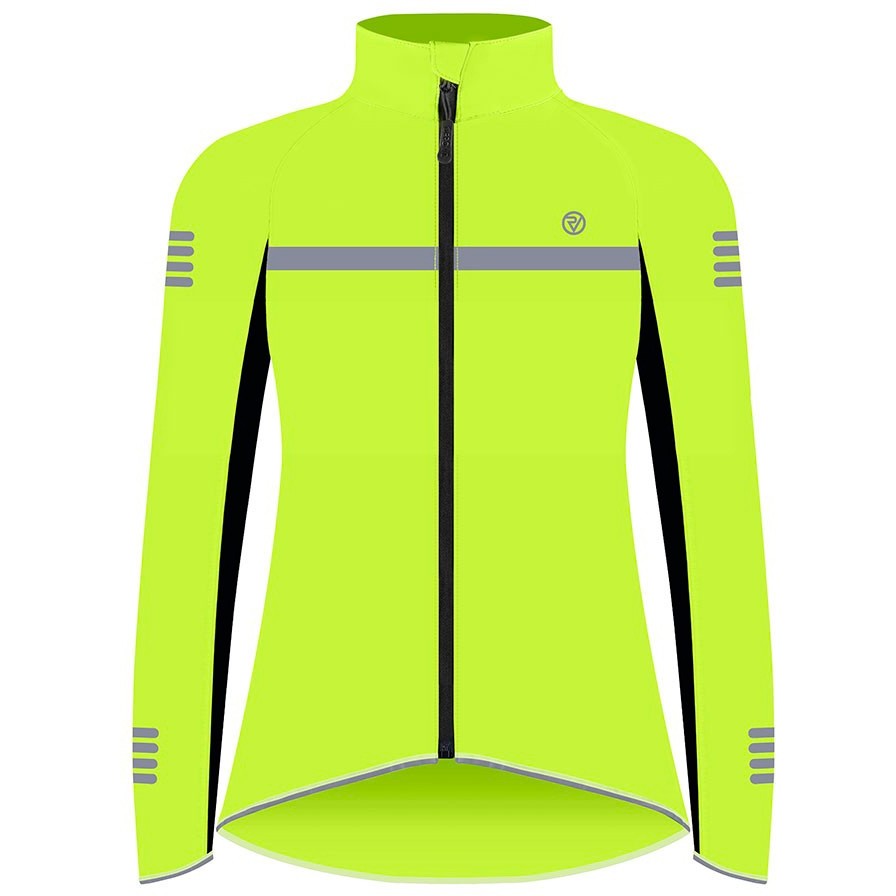 Proviz Woman Softshell Cycling Jacket neon yellow