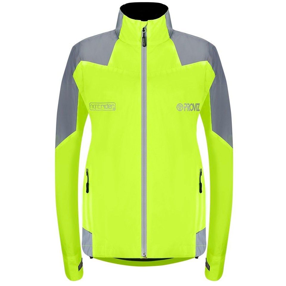 Proviz Woman Nightrider Cycling Jacket 2.0 neon yellow